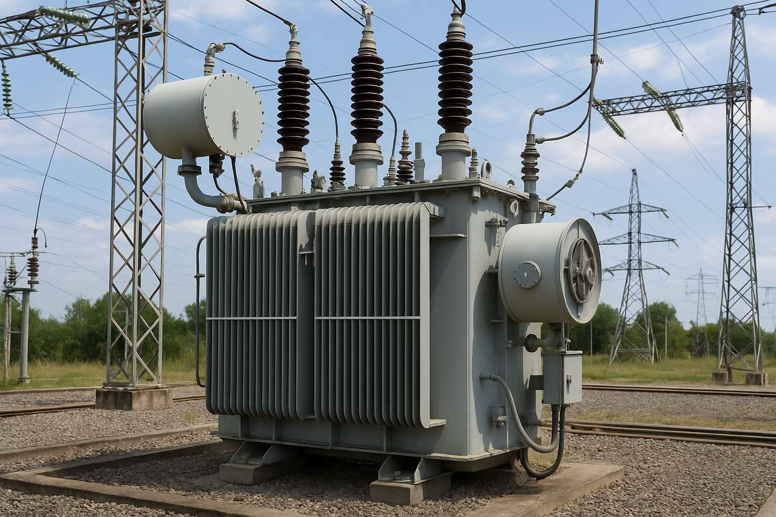 20251013 1216 electric transformers in action simple compose 01k7e50ch7e05b11de34e9p8jx
