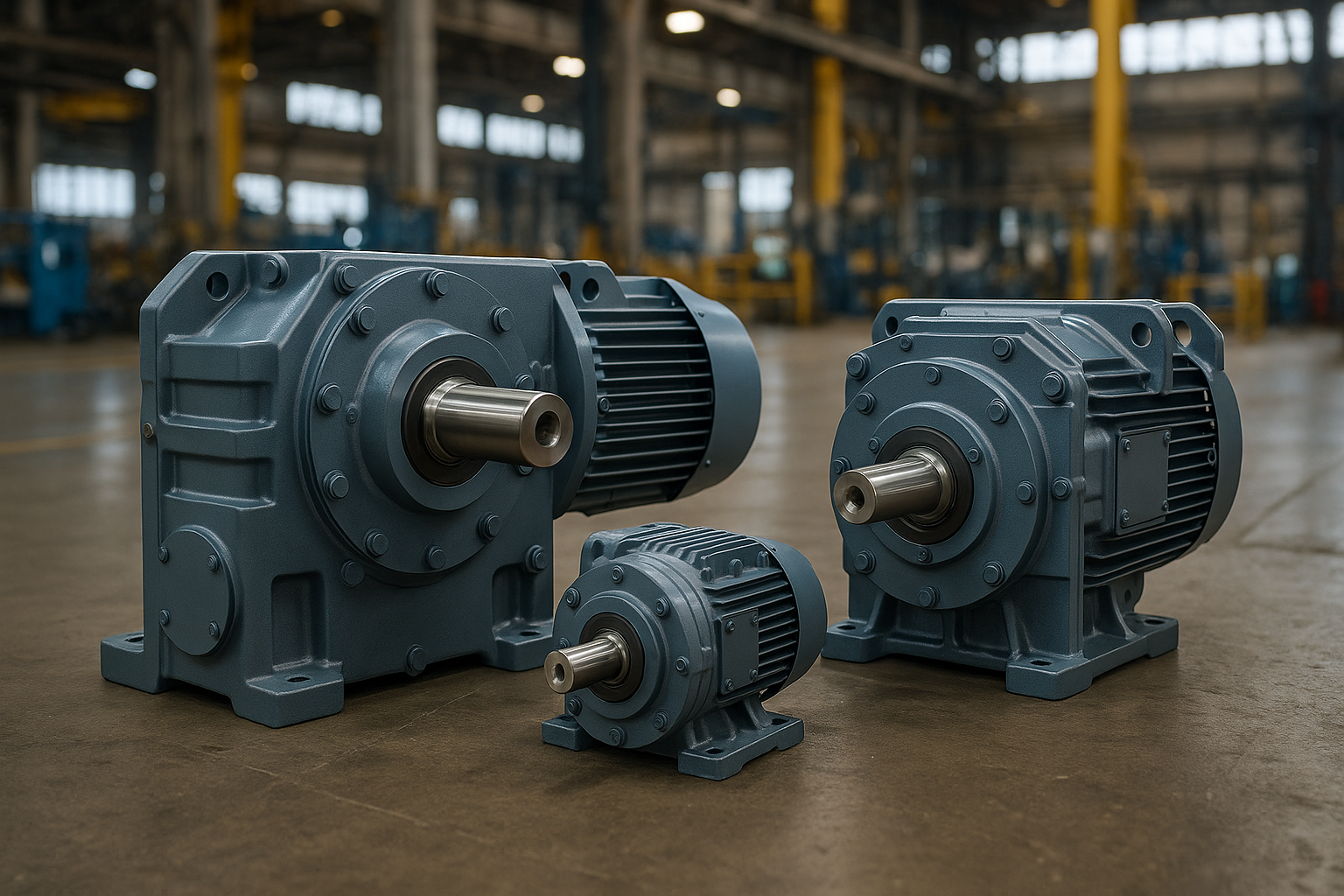 20251015_2040_Industrial Gearboxes Display_simple_compose_01k7m6mzz4fx9t3cy1p5th8wb0